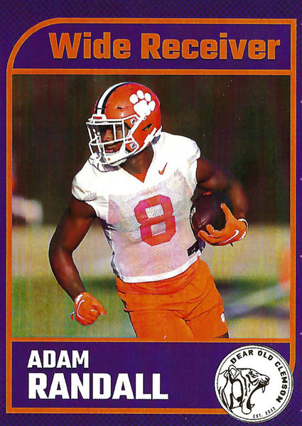 Adam Randall Freshman Card