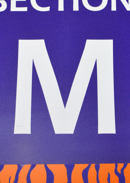 Clemson Alphabet Prints - Letters M-Z