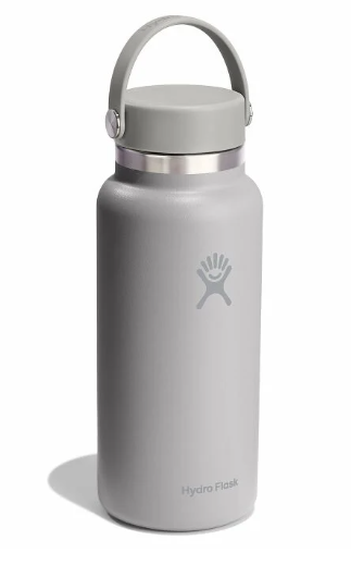 Hydro Flask 32oz Water Bottle with Engraved Paw