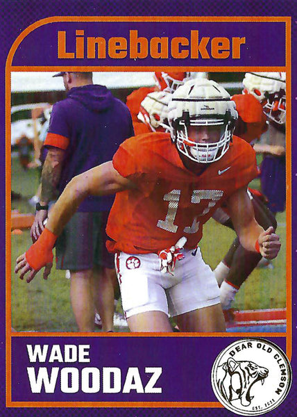 Wade Woodaz Signed Card
