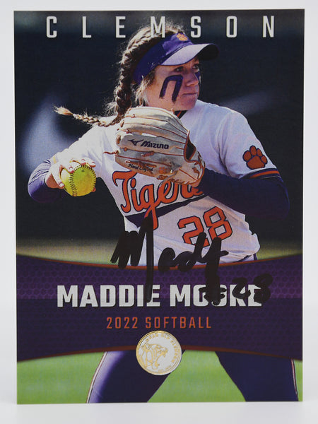 Maddie Moore Signed Card