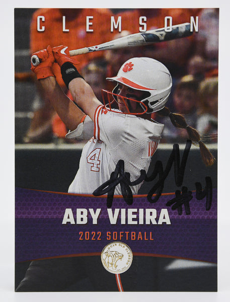 Signed Aby Vieira Card