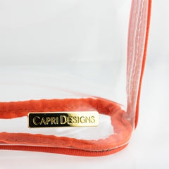 Clear Crossbody Purse with Paw