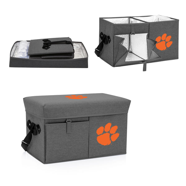 Clemson Collapsible Ottoman Cooler