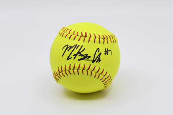 McKenzie Clark Signed Softball