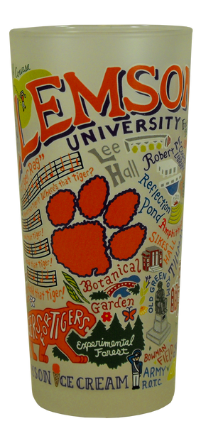 Landmarks of Clemson Frosted Glass