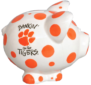 Clemson "Bankin' on the Tigers" Piggy Bank