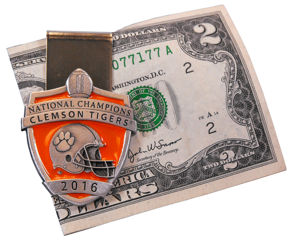2016 National Champions Pewter Money Clip