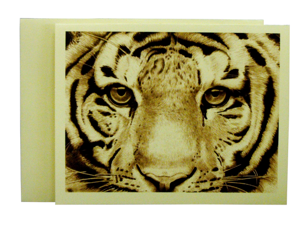 Clemson University Tiger Face Note Cards