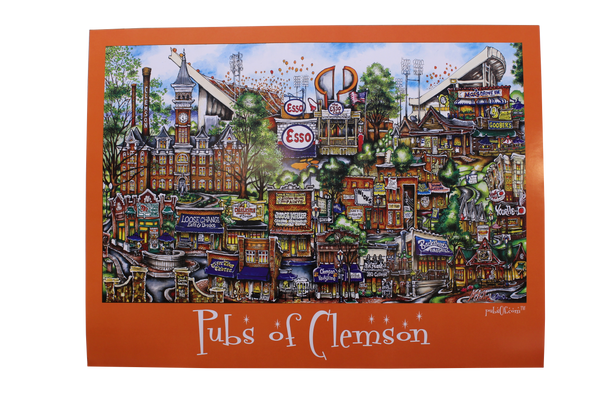 Pubs of Clemson Print