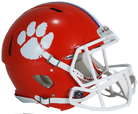 football full size helmet Riddell Authentic Full-Size Helmet – clemsonframeshop