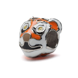 Clemson Tiger Mascot Bead Charm