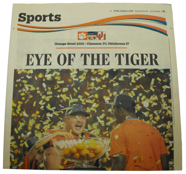 The Sun Sentinel - "Eye of the Tiger"