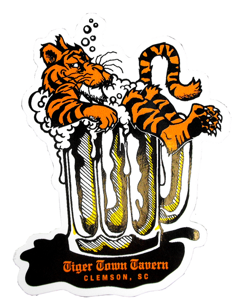 Tiger Town Tavern Decal - Tiger