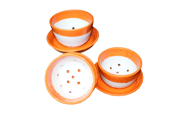 Handmade Ceramic Berry Bowl Set
