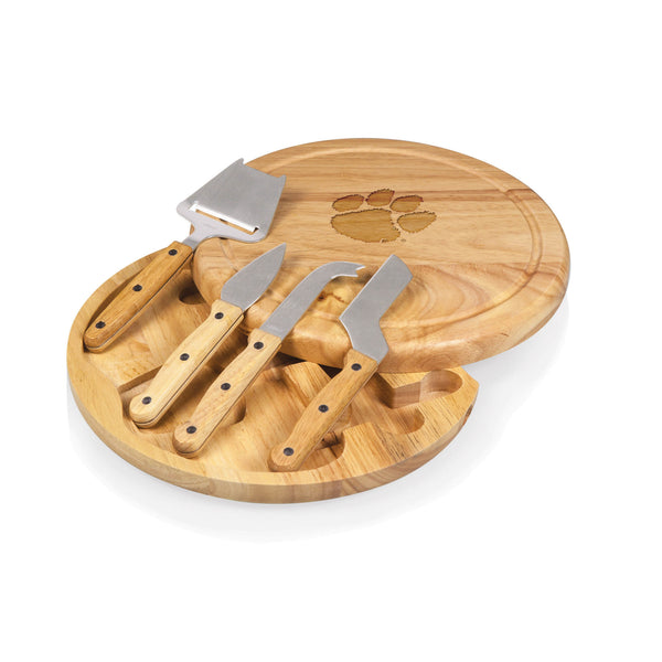 Clemson Circo Cheese Board with Tools