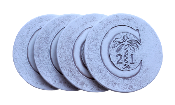 Clemson Ring Seal Coaster Set