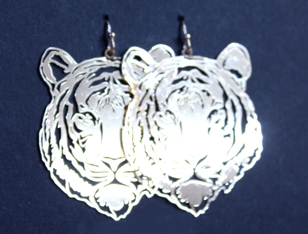 Metal 2025 face earrings