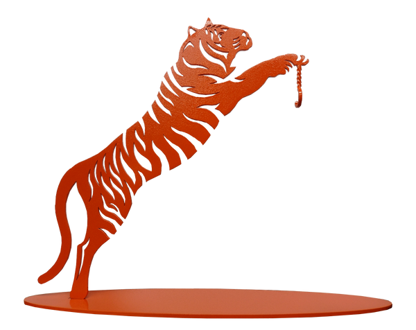 Leaping Tiger Ornament Holder