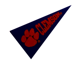 Clemson Mini Pennant Magnets