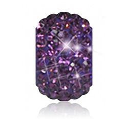 Clemson Sparkle Charm - Purple