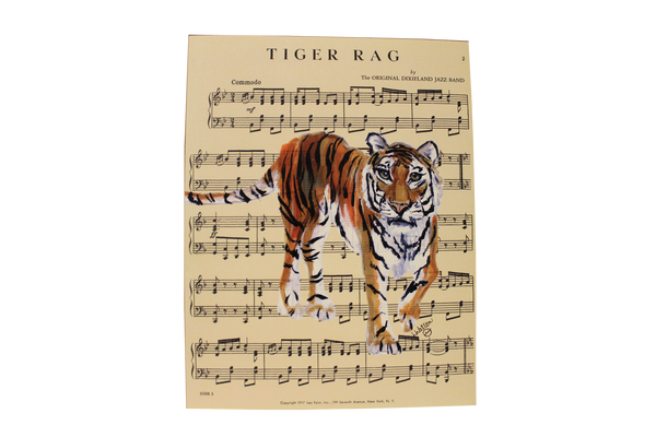 Tiger Rag Music and Art Print or Note Cards