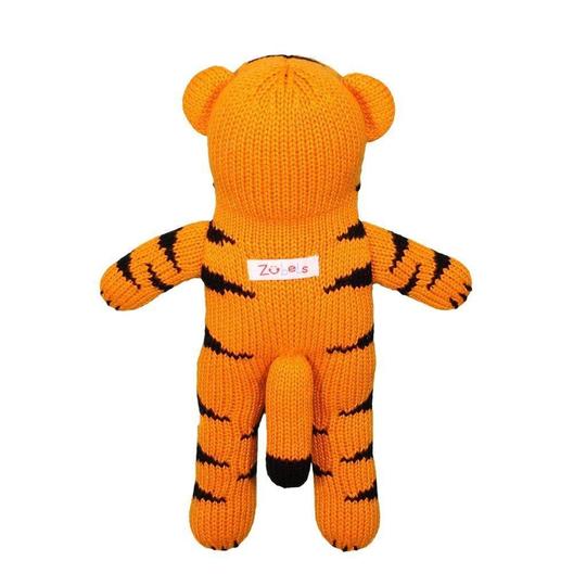 Knitted Tiger Rattle and Toy