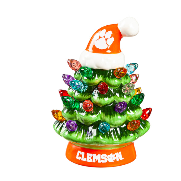 Mini LED Clemson Christmas Tree Ornament