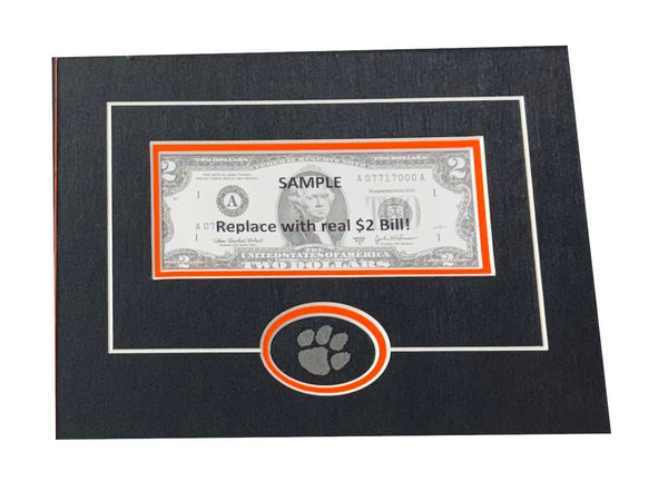 $2 Bill Mats for Frame