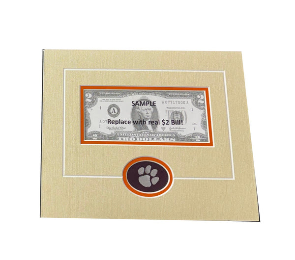 $2 Bill Mats for Frame