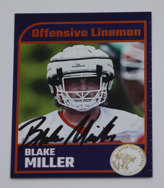 Signed Blake Miller Freshman Card