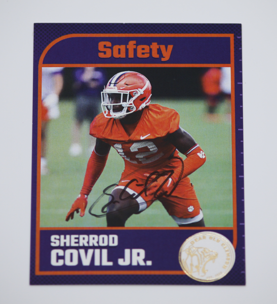 Signed Sherrod Covil Jr. Card