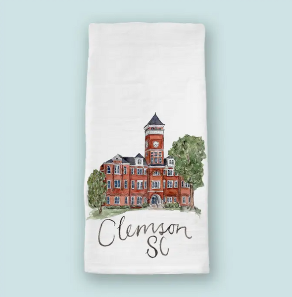 Tillman "Clemson, SC" Tea Towel