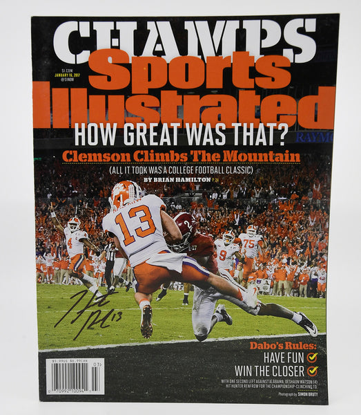 Signed Hunter Renfrow Sports Illustrated Cover