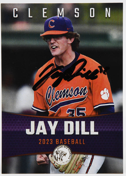 Jay Dill Signed Dear Old Clemson Card
