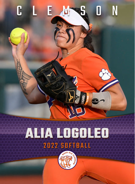 Alia Logoleo Softball Card