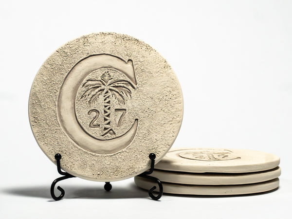 Clemson Ring Seal Coaster Set
