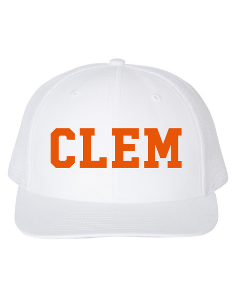 White "CLEM" Richardson Trucker Hat