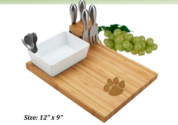 Mini Deluxe Paw Charcuterie Board with Paw