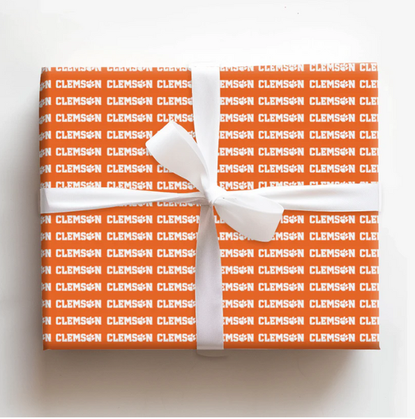 "Clemson Orange" Wrapping Paper