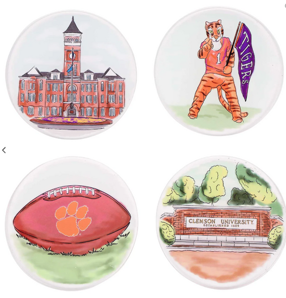 Clemson Coaster Set of 4