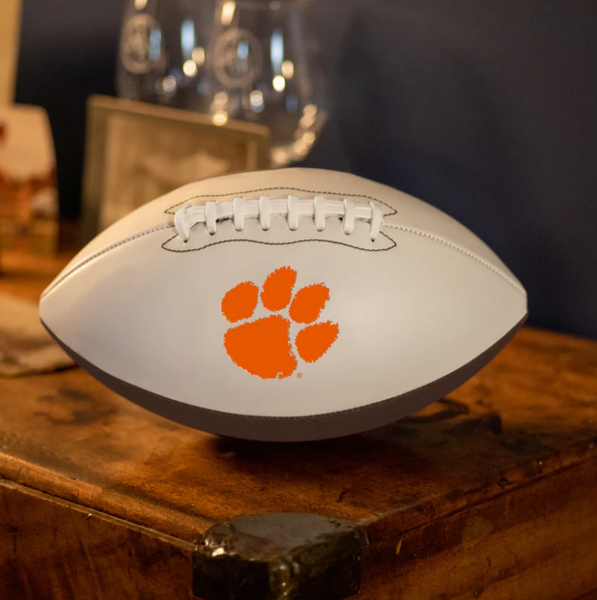 Football Display Clemson Clemson Official-Size Autograph Football – clemsonframeshop
