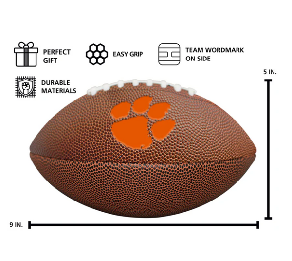 Clemson Mini Size Composite Football