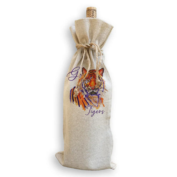 "Go Tigers" Wine Bag