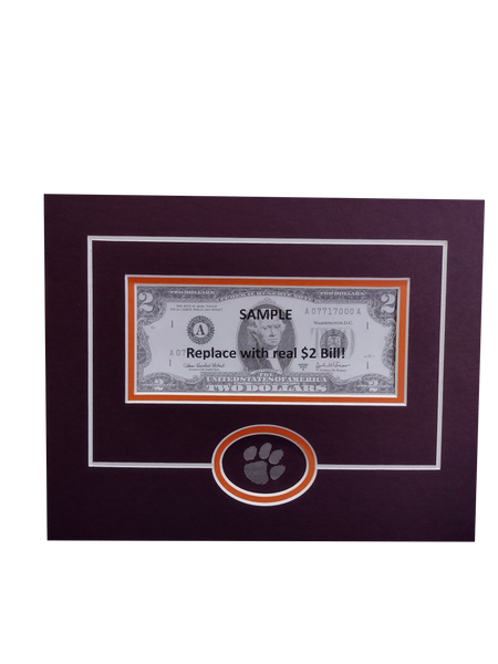 $2 Bill Mats for Frame
