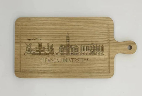 Clemson Skyline Charcuterie Board