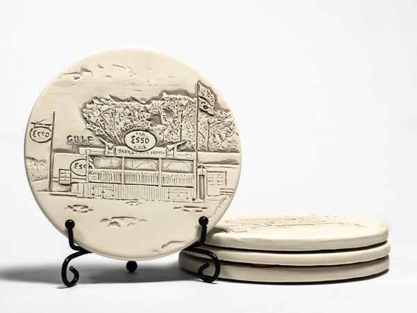 Clemson Landmarks Coaster Sets