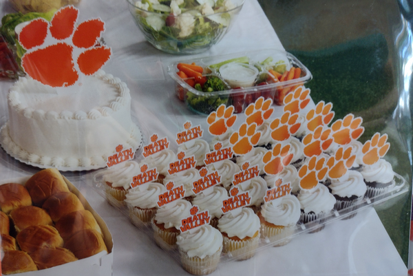 Clemson Cupcake Toppers