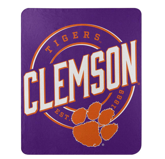 Clemson Fleece Blanket