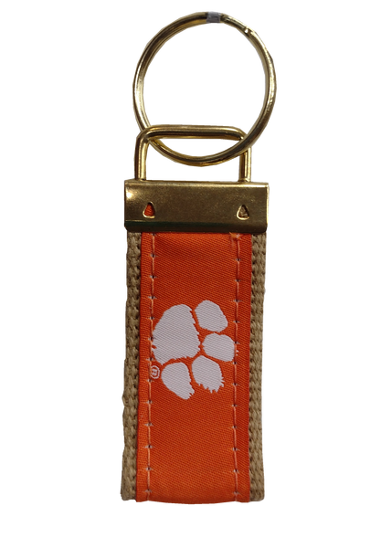 Clemson Orange Keychain